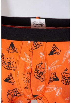Pack X2 Boxer De Looney Tunes Naranja Y Gris Para Niño 2T A 5T 5T
