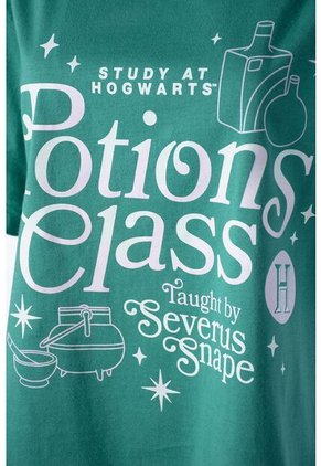 Camiseta Harry Potter Relax Fit Para Mujer XS