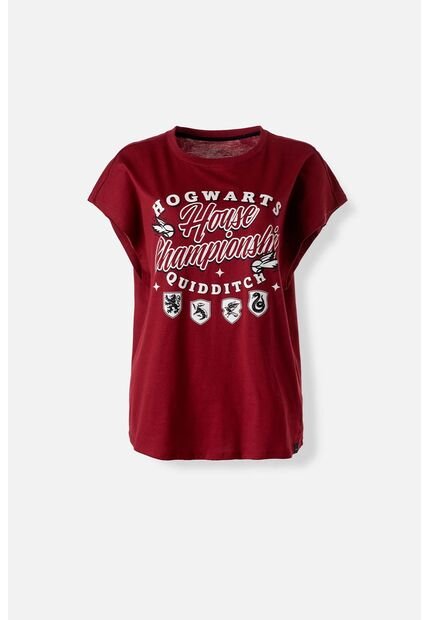 Camiseta De Harry Potter Regular Fit Para Mujer L
