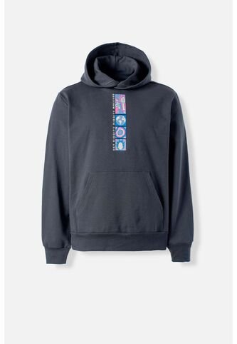 Buzo De Rick And Morty Gris Con Capucha Para Hombre L WARNER BROS