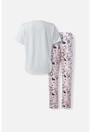 Pijama De Friends De Pantalón Largo Multicolor Para Mujer M
