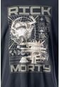 Camiseta De Rick & Morty Oversized Fit  Para Hombre L de WARNER BROS