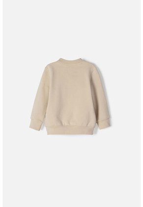 Buzo De Los Looney Tunes Caqui Estampado En Frente Para Bebé Niño 9-12