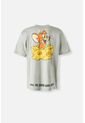 Camiseta De Tom Y Jerry Manga Corta Corta Verde Aceituna Género Neutro XL de WARNER BROS