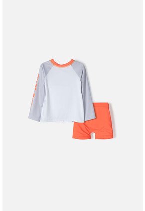 Conjunto De Baño De Bugs Bunny Multicolor Manga Larga Para Niño 2T A 5T 4T