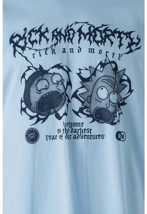 Camiseta Rick Y Morty Regular Fit Para Hombre L