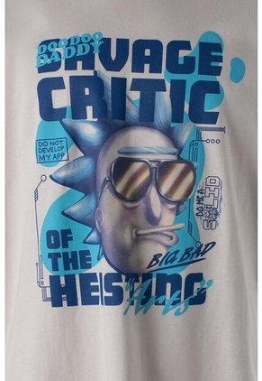 Camiseta Rick Y Morty Regular Fit Para Hombre L