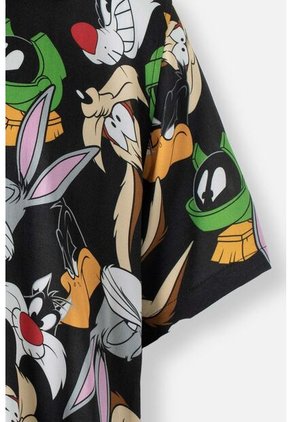 Camisa De Looney Tunes Multicolor Manga Corta Género Neutro M