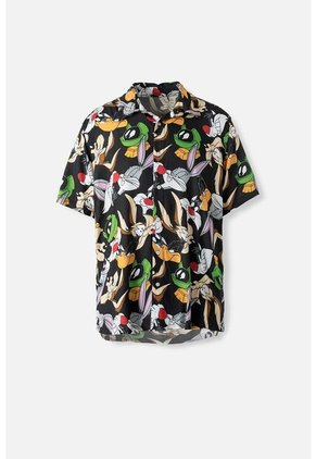 Camisa De Looney Tunes Multicolor Manga Corta Género Neutro XS