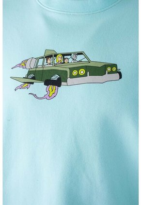 Buzo De Rick Y Morty Cerrado Azul Para Hombre L