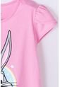 Camiseta De Looney Tunes Manga Corta Rosada Para Niña 10 de WARNER BROS