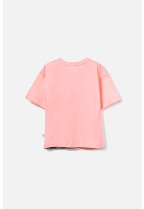 Camiseta De Bugs Bunny Manga Corta Mandarina Para Niña 8