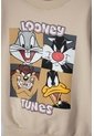 Buzo De Los Looney Tunes Caqui Cerrado Para Niño 2T A 5T 4T de WARNER BROS