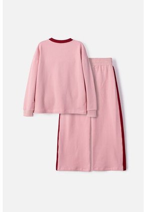 Conjunto De Harry Potter Con Pantalón Largo Rosado Para Niña 10