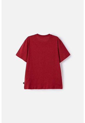 Camiseta De Harry Potter Manga Corta Rojo Para Niño 12