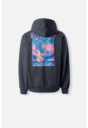 Buzo De Rick And Morty Gris Con Capucha Para Hombre M