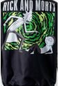 Chaqueta De Rick Y Morty Gris Y Negra Estampada Para Hombre L de WARNER BROS