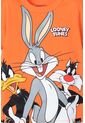 Pijama De Looney Tunes Manga Corta Multicolor Para Niño 2T A 5T 5T de WARNER BROS