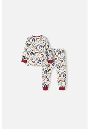 Pijama De Harry Potter Manga Larga Multicolor Para Bebé Niño 18-24