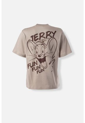 Camiseta De Tom Y Jerry Regular Fit Para Mujer M