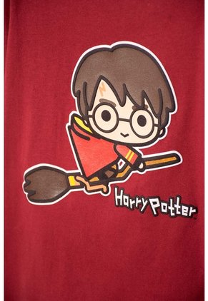Camiseta De Harry Potter Manga Corta Rojo Para Niño 2T A 6T 4T