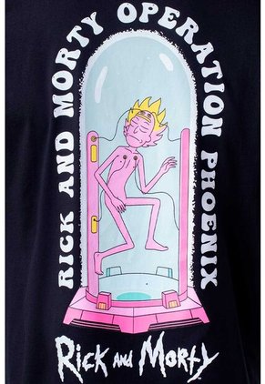 Camiseta De Rick Y Morty Regular Fit Para Hombre S