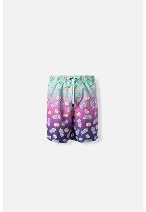 Pantaloneta De Baño De Rick Y Morty Multicolor Para Hombre S