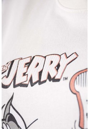 Camiseta De Tom Y Jerry Regular Fit Para Mujer S