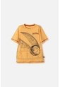 Camiseta De Harry Potter Manga Corta Mostaza Para Niño 6 de WARNER BROS