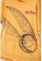 Camiseta De Harry Potter Manga Corta Mostaza Para Niño 6 de WARNER BROS