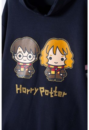 Vestido De Harry Potter Con Capucha Azul Para Niña 6