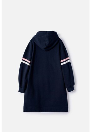 Vestido De Harry Potter Con Capucha Azul Para Niña 6