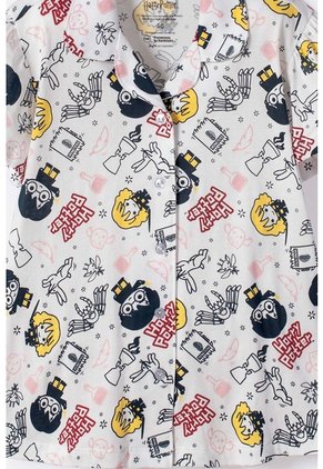 Pijama De Harry Potter Pantalón Largo Marfil Para Niña 10