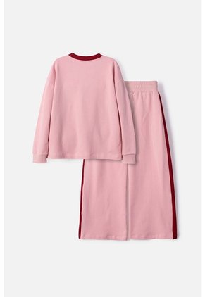 Conjunto De Harry Potter Con Pantalón Largo Rosado Para Niña 6