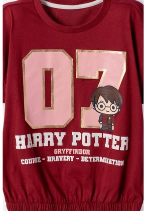 Conjunto De Harry Potter Con Short Multicolor Para Niña 12