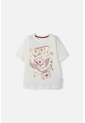 Camiseta De Harry Potter Manga Corta Marfil Para Niña 8 de WARNER BROS