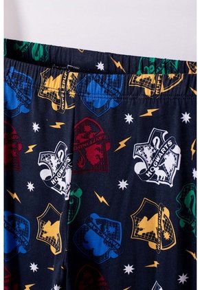 Pijama De Harry Potter Pantalón Largo Blanco Y Azul Para Niño 12
