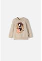 Buzo De Los Looney Tunes Caqui Estampado En Frente Para Bebé Niño 6-9 de WARNER BROS