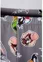 Pijama De Los Looney Tunes Blanca Y Gris Manga Larga Para Niño 2T A 5T 4T de WARNER BROS