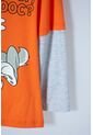 Camiseta De Bugs Bunny Naranja Y Gris Manga Larga Para Niño 2T A 5T 5T de WARNER BROS