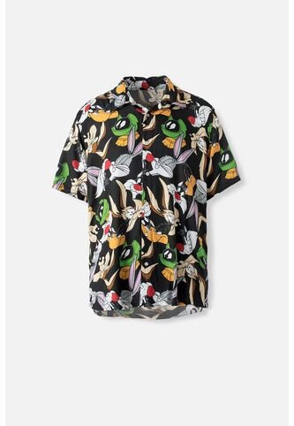 Camisa De Looney Tunes Multicolor Manga Corta Género Neutro XL WARNER BROS