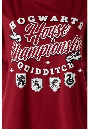 Camiseta De Harry Potter Regular Fit Para Mujer S
