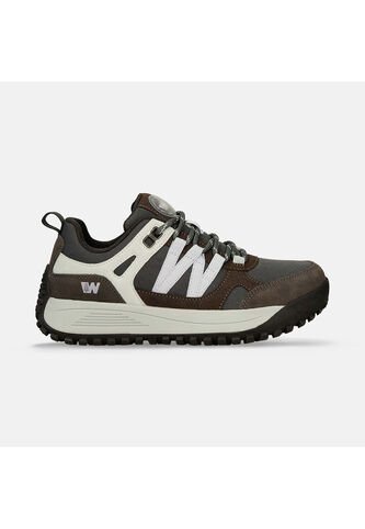 Tenis Outdoor Para Mujer Weinbrenner Gris-Morado Banff Cc Weinbrenner