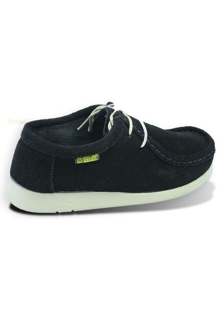 Calzado Wetland Cuero Gamuza Amarrar Suela Beige