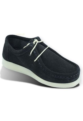Calzado Wetland Cuero Gamuza Amarrar Suela Beige