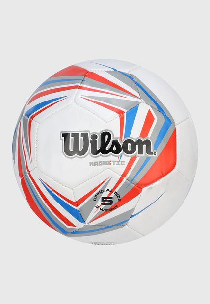 Balón Fútbol Blanco-Azul-Rojo Wilson Magnetic Rj #5