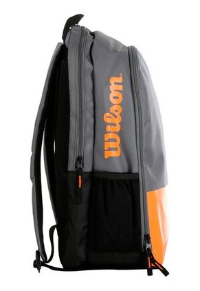 Morral Raquetero Tenis Wilson Burn Team 2pk Naranja