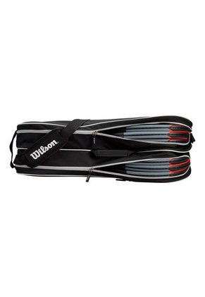 Bolso Raquetero Tenis Negro Wilson 6pk Advantage II
