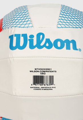 Balon Volleyball Blanco-Azul-Rojo Wilson