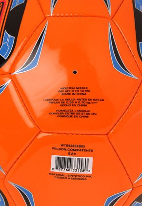 Balón de Fútbol  Naranja-Azul-Negro  Wilson  Copia II sb whiblu